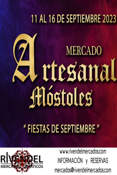 Mercado Artesanal de Móstoles “Fiestas de Septiembre” 2023